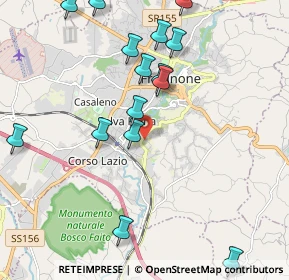 Mappa Via America Latina, 03100 Frosinone FR, Italia (2.45933)