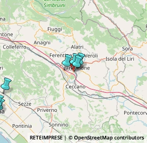 Mappa Via Madonna delle Rose, 03100 Frosinone FR, Italia (43.168)