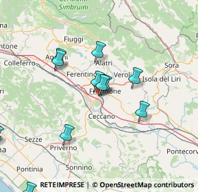 Mappa Via Madonna delle Rose, 03100 Frosinone FR, Italia (18.17)