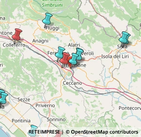 Mappa Via Madonna delle Rose, 03100 Frosinone FR, Italia (27.7265)