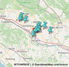 Mappa Via Madonna delle Rose, 03100 Frosinone FR, Italia (8.02917)