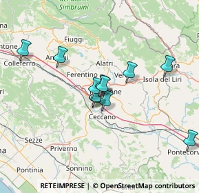 Mappa Via Madonna delle Rose, 03100 Frosinone FR, Italia (11.77182)