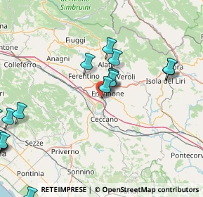 Mappa Via Madonna delle Rose, 03100 Frosinone FR, Italia (25.027)