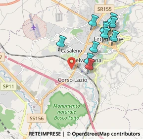Mappa Via Madonna delle Rose, 03100 Frosinone FR, Italia (2.13091)