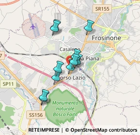 Mappa Via Madonna delle Rose, 03100 Frosinone FR, Italia (1.41364)