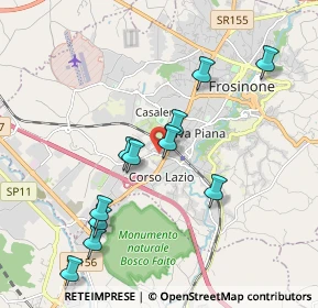 Mappa Via Madonna delle Rose, 03100 Frosinone FR, Italia (2.06)