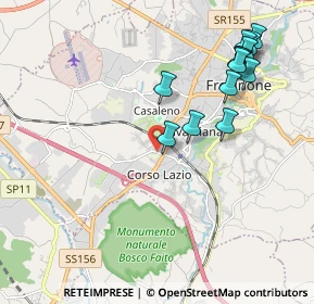 Mappa Via Madonna delle Rose, 03100 Frosinone FR, Italia (2.30231)