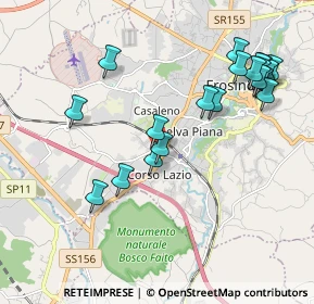 Mappa Via Madonna delle Rose, 03100 Frosinone FR, Italia (2.291)