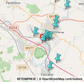 Mappa Via Madonna delle Rose, 03100 Frosinone FR, Italia (3.53455)