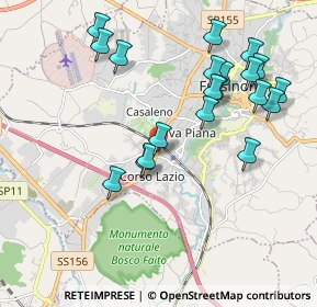 Mappa Via chiappini, 03100 Frosinone FR, Italia (2.192)