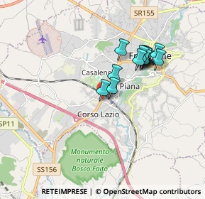 Mappa Via chiappini, 03100 Frosinone FR, Italia (1.62154)