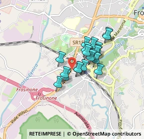 Mappa Via chiappini, 03100 Frosinone FR, Italia (0.6025)