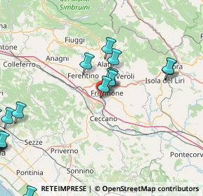 Mappa Via chiappini, 03100 Frosinone FR, Italia (25.102)