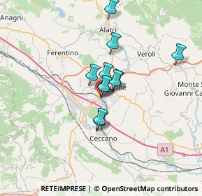 Mappa Via Pergolesi, 03100 Frosinone FR, Italia (4.85455)