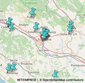 Mappa Via Pergolesi, 03100 Frosinone FR, Italia (17.08938)
