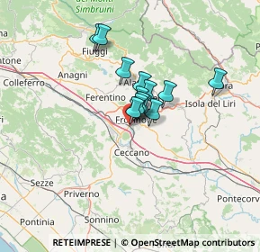 Mappa Via Pergolesi, 03100 Frosinone FR, Italia (8.38231)