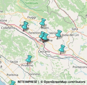 Mappa Via Pergolesi, 03100 Frosinone FR, Italia (18.34083)