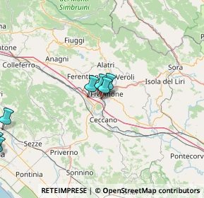 Mappa Via Pergolesi, 03100 Frosinone FR, Italia (40.56944)