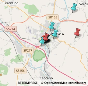 Mappa Via Pergolesi, 03100 Frosinone FR, Italia (1.64)