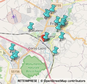 Mappa Piazza Kambo, 03100 Frosinone FR, Italia (2.03313)