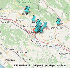 Mappa Piazza Kambo, 03100 Frosinone FR, Italia (8.34769)