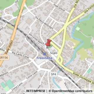Mappa Piazzale Alessandro Kambo, 1, 03100 Frosinone, Frosinone (Lazio)