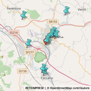 Mappa Via Ottorino Respighi, 03100 Frosinone FR, Italia (3.47727)