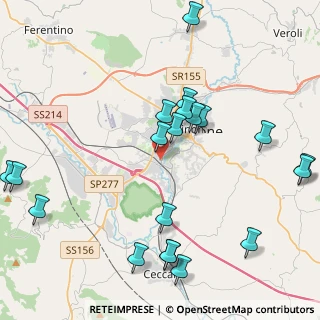 Mappa Via Ottorino Respighi, 03100 Frosinone FR, Italia (5.3155)