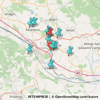 Mappa Via Ottorino Respighi, 03100 Frosinone FR, Italia (5.6475)