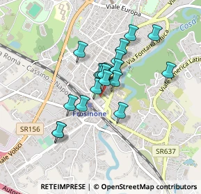 Mappa Via O.Respighi, 03100 Frosinone FR, Italia (0.3305)