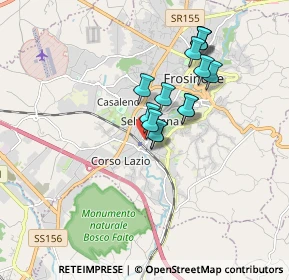 Mappa Via O.Respighi, 03100 Frosinone FR, Italia (1.43857)