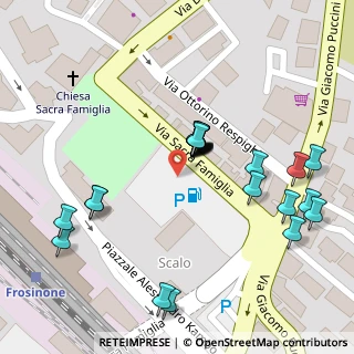 Mappa Via O.Respighi, 03100 Frosinone FR, Italia (0.05833)