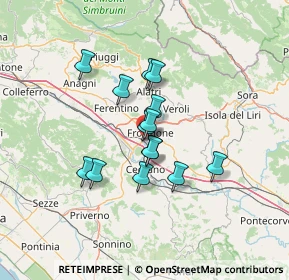 Mappa Via O.Respighi, 03100 Frosinone FR, Italia (10.58357)