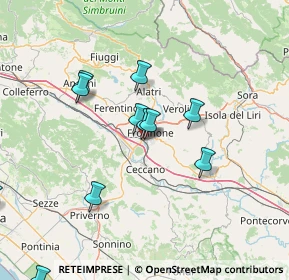 Mappa Via O.Respighi, 03100 Frosinone FR, Italia (18.4125)