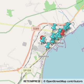 Mappa Via Amerigo Vespucci, 71040 Manfredonia FG, Italia (1.70538)