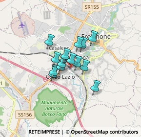 Mappa Piazza Alessandro Kambo, 03100 Frosinone FR, Italia (1.03214)