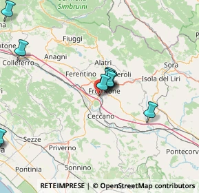 Mappa Piazza Alessandro Kambo, 03100 Frosinone FR, Italia (18.64643)