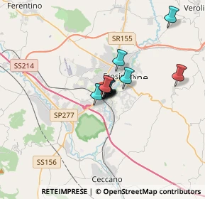 Mappa Piazza Alessandro Kambo, 03100 Frosinone FR, Italia (1.60667)