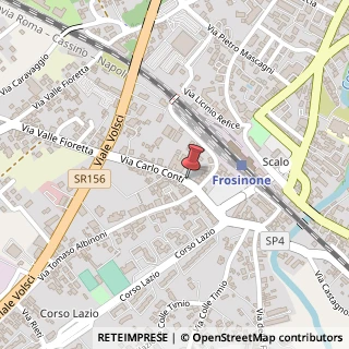 Mappa Via Carlo Conti, 43, 03100 Frosinone, Frosinone (Lazio)