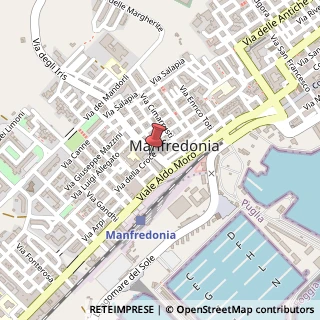 Mappa Via della croce 74, 71043 Manfredonia, Foggia (Puglia)