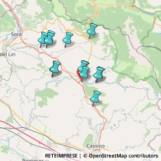 Mappa Via Forca d'Acero, 03042 Atina FR, Italia (6.13462)