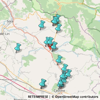 Mappa Via Forca d'Acero, 03042 Atina FR, Italia (9.3245)