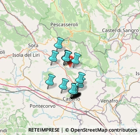 Mappa Via Colle Rasoio, 03042 Atina FR, Italia (11.4085)