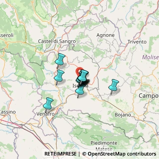 Mappa Contrada Cisterna, 86170 Isernia IS, Italia (7.05857)