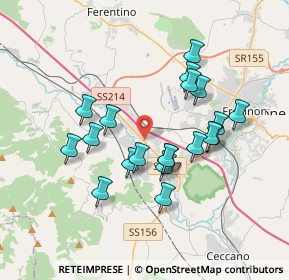 Mappa Le Lame-area Industriale, 03100 Frosinone FR, Italia (3.451)