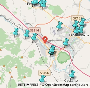 Mappa Le Lame-area Industriale, 03100 Frosinone FR, Italia (5.367)
