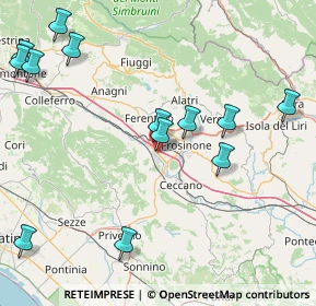 Mappa Le Lame-area Industriale, 03100 Frosinone FR, Italia (21.44385)