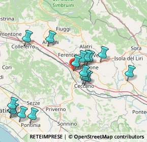 Mappa Le Lame-area Industriale, 03100 Frosinone FR, Italia (17.76563)