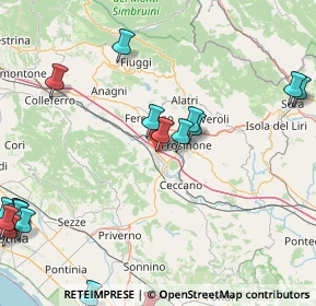 Mappa Le Lame-area Industriale, 03100 Frosinone FR, Italia (25.64789)