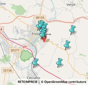 Mappa Via Cisterna, 03100 Frosinone FR, Italia (2.89545)